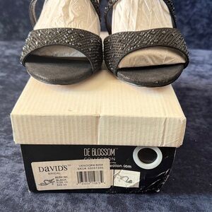 De Blossom Collection Black Heels